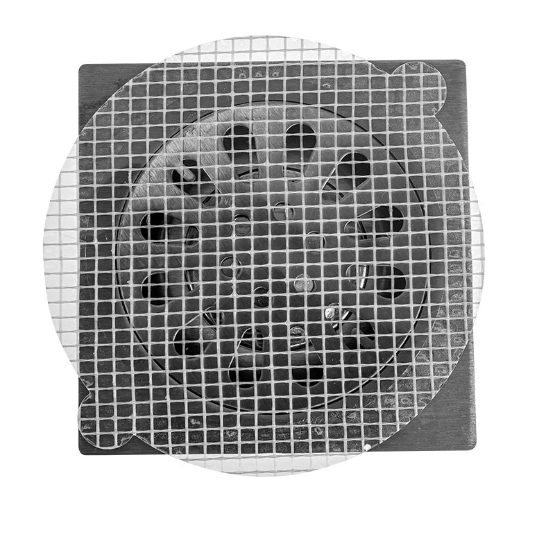 20pcs Disposable Shower Drain Hair Catcher Cover Bathroom Sewer Sink Drain Hair Strainer Stopper Bathtubs Mesh Filter Sticker Qme