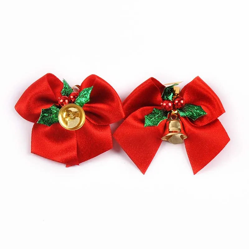 85-36mm Bow Shape Christmas Style Appliques For Clothing Hat Home Decorative Accessories Personalized Holiday Supplies cp3829 Qme 5pcs 59x53mm