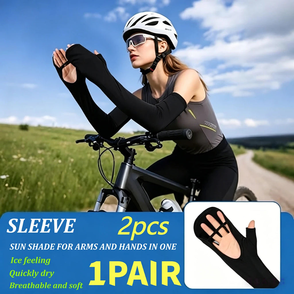Summer Sunshade Sleeves Ice Cold Unisex Sensitive Fabric Design Cool Qme