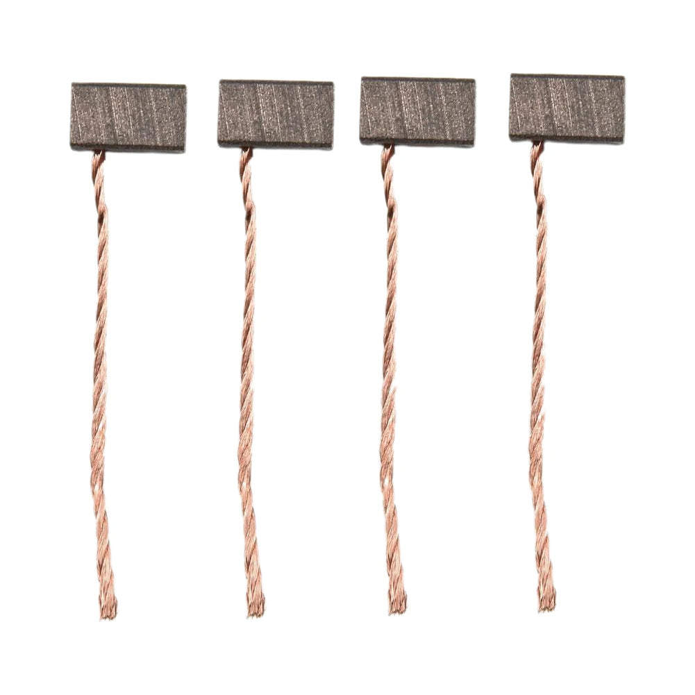 8Pcs Set Carbon Brushes 6*6*10mm Replacement Parts For Blower Motor Fan Motor Windshield Wiper Motor Power Tools Qme