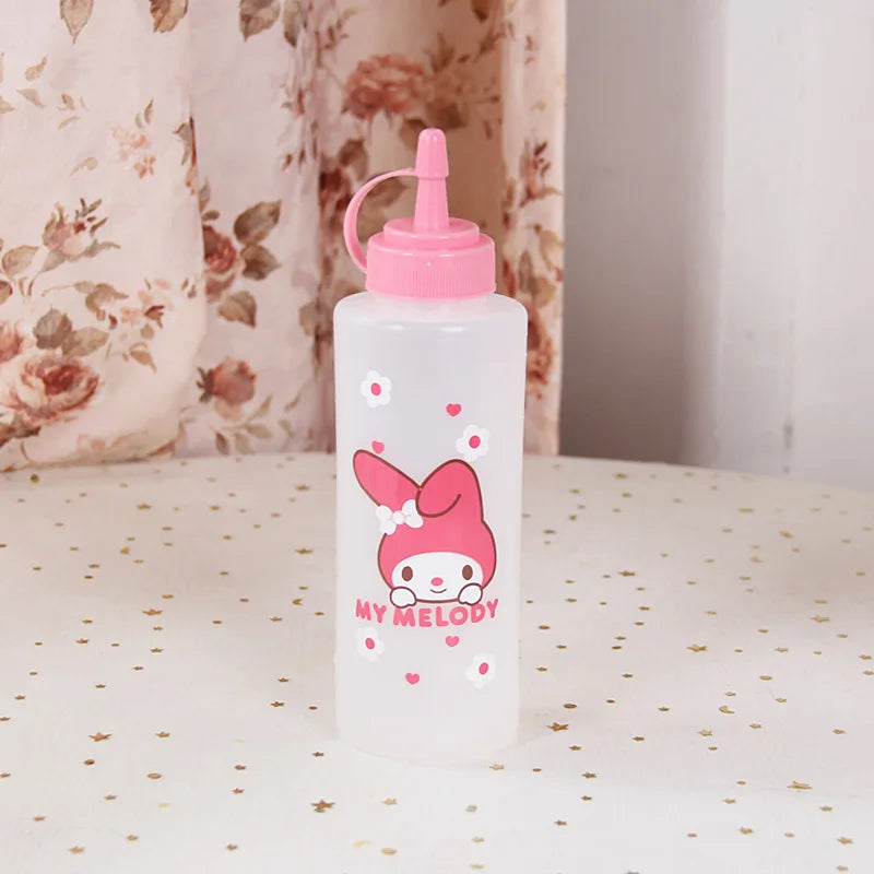 Hello Kitty Kuromi Squeeze Bottle Kitchen Plastic Sauce Jam Salad Qme 1