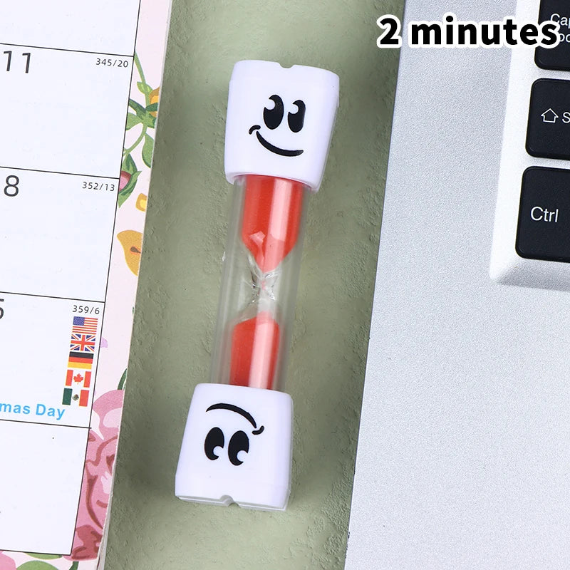 2-Minute Creative Big-eye Timer Children Tooth Brushing Sandglass Qme A3