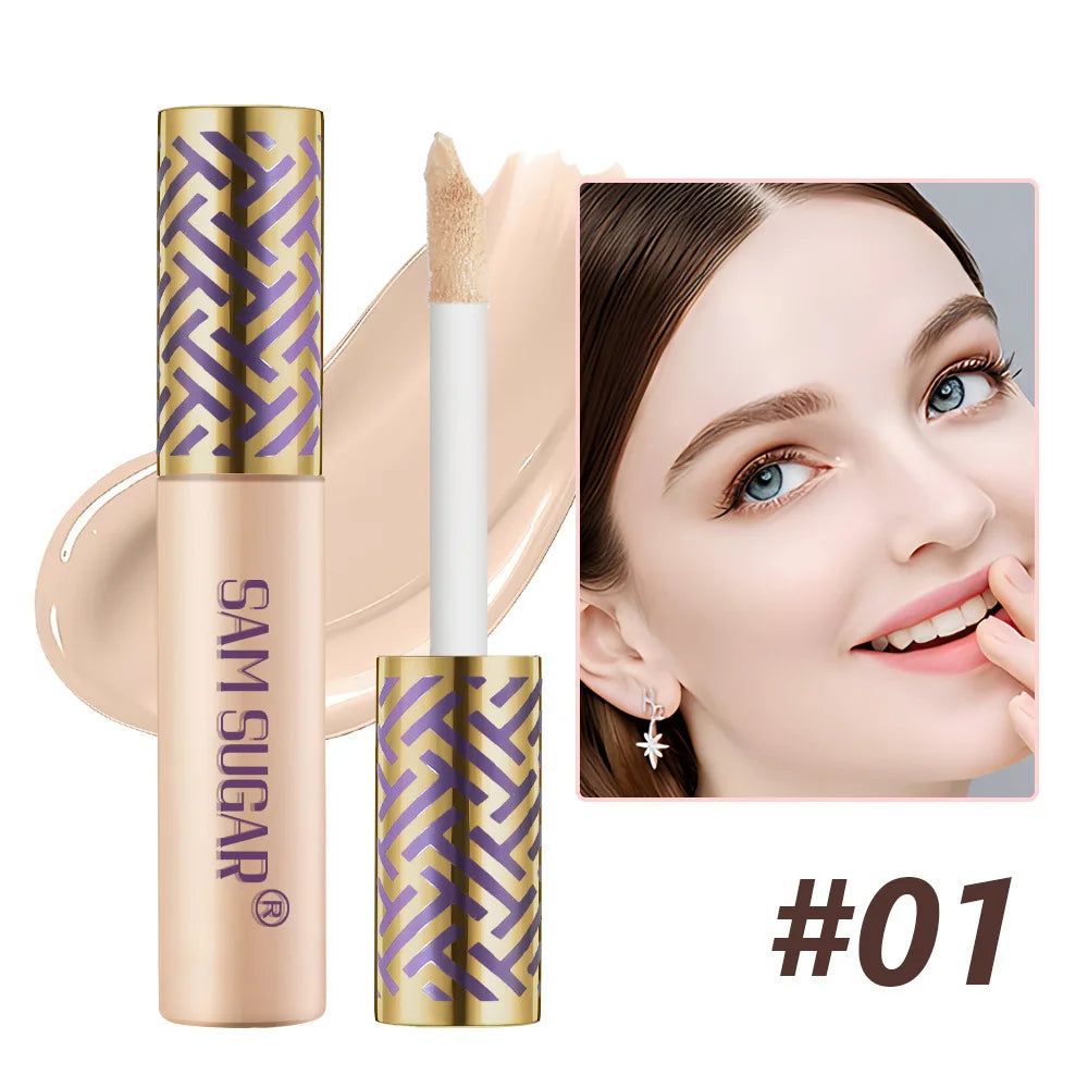 Concealer Foundation Liquid Waterproof Oil-control Perfect Cover Dark Qme 01