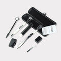 Complete Dental Oral Care Portable Teeth Cleaning Tool Storage Case Qme black