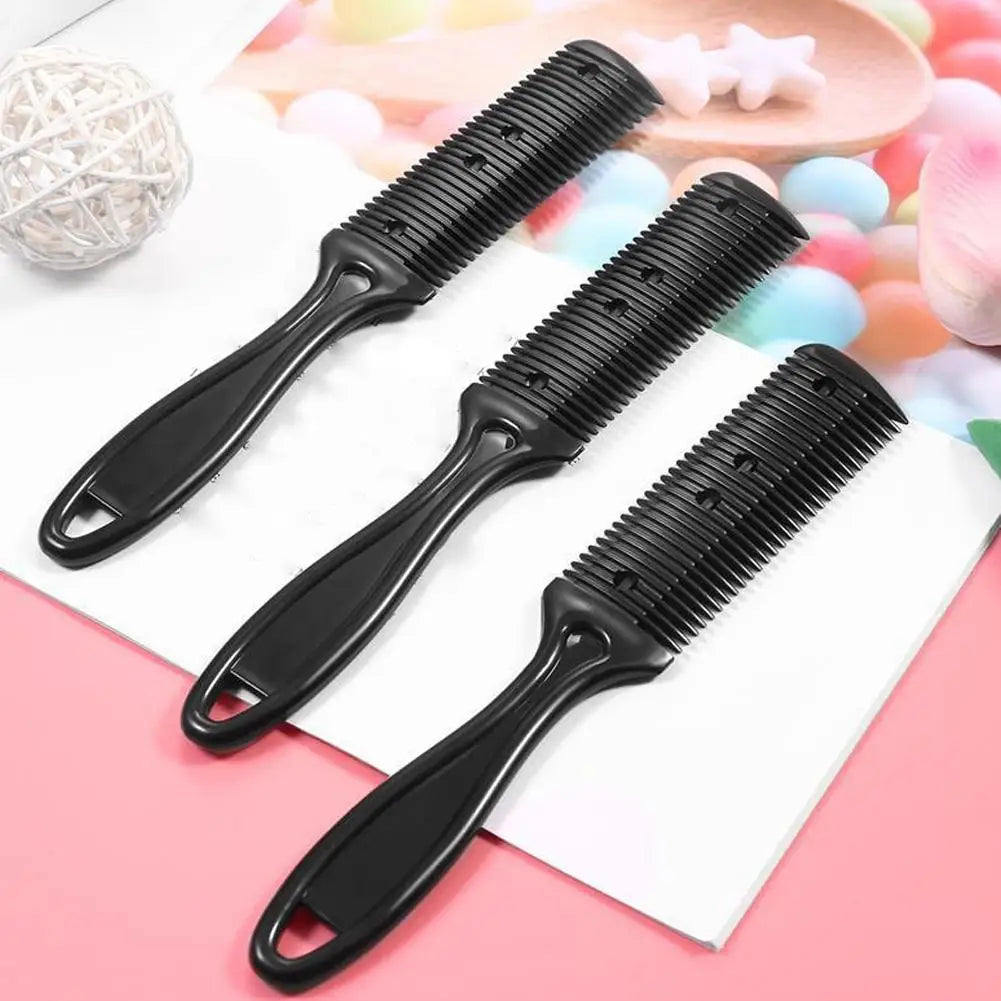 Hair Trimmer Razor Blade Trimming Salon Shave Shaving Comb Thinning Qme