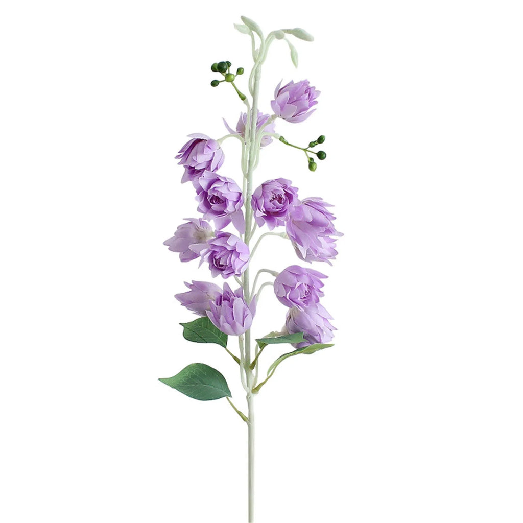 Artificial Flowers with Stem Holiday Party Wedding Decorative Fake Cake Flowers Bouquets Home Decor Mother's Day Festive Gift Qme