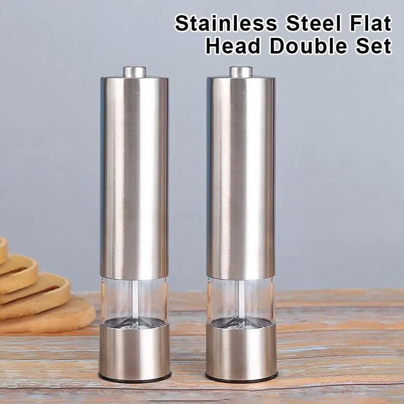 1 Stainless Steel Spice Mill Light Automatic Pepper Grinde Electric Qme A13