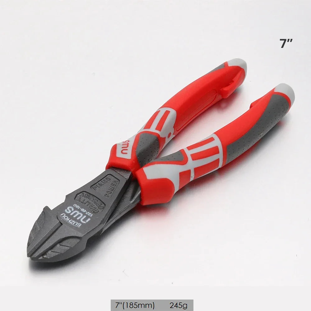 Universal Wire Cutter Needle Nose Crimping Plier Electrician Working Hardware Diagonal Pliers Qme A7