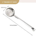 Stainless Steel Pizza Sauce Spoon Baking Scoop Soup Tomato Cups With Long Handle Kitchen Ladle For Serving Spread Cream Tool Qme 1pcs