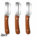 1/3/5Pcs Stainless Steel Peeler with Wooden Handle Wear Resistant Smooth Cutting Multifunctional Fruit Vegetable Kitchen Gadget Qme peeler 3pcs