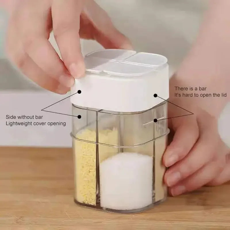 Camping Hiking Seasoning Jar: Outdoor Cooking Grill BBQ Spice Dispenser - Kitchen Supplies & Accessories Qme