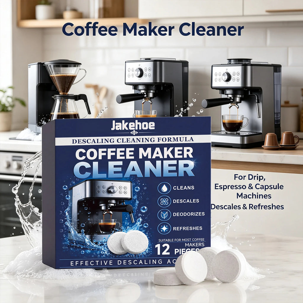 Coffee Maker Descaling Tablets Remove Dirt Restore Shiny Deodorize Maintain Stable Coffee Brewing Flavor Coffee Machines Cleaner Qme