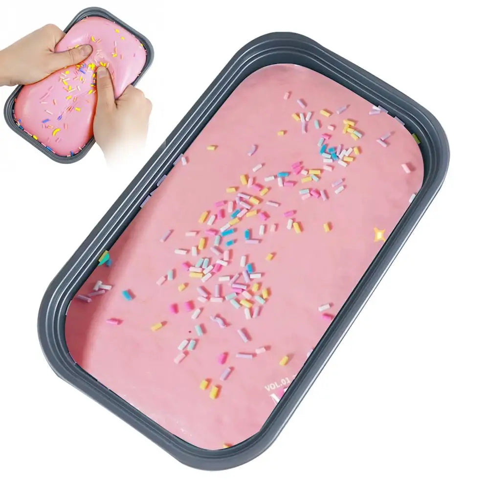 Pastel Cake Squishy Slow Rising Squeeze Sensory Toy Quiet Stress Qme Strawberry