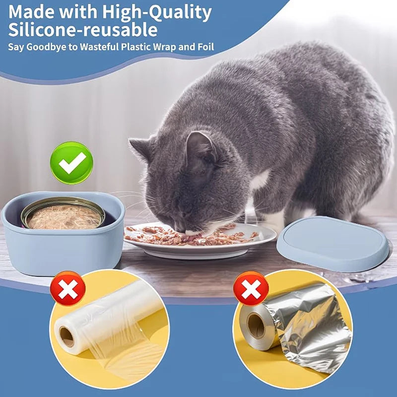 Lid Airtight Can Cover Sealing Box Pet Food Storage Keeps Fresh Qme