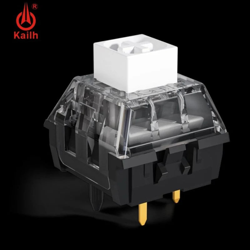 Kailh Box White V2 Box Brown V2 Box Red V2 Mechanical Keyboard Switch Clicky Linear Tactile 5pins RGB Cherry MX Gaming Switches Qme Box V2 White-Clicky 10pcs