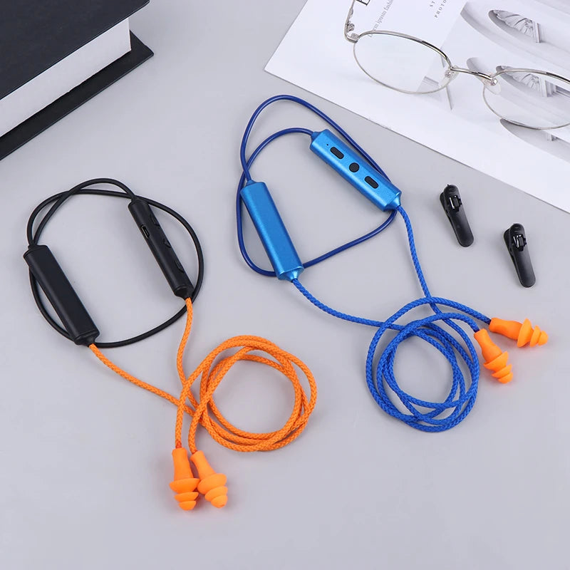 Ear Plugs Bluetooth Headset Work Noise Suppression Hearing Protection Qme