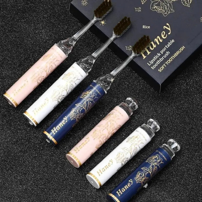 Portable Folding Soft Hair Toothbrush Detachable Gentle Gum Care Oral Qme