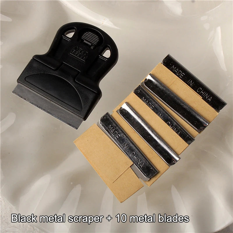 Nail Art Scraper French Manicure Stamp Tools Removable Cleaning Qme A3