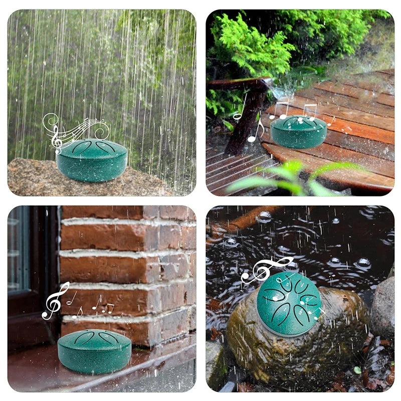 Rain Drum Outside When It Rains Garden Chakra Outdoor 6 Note Qme