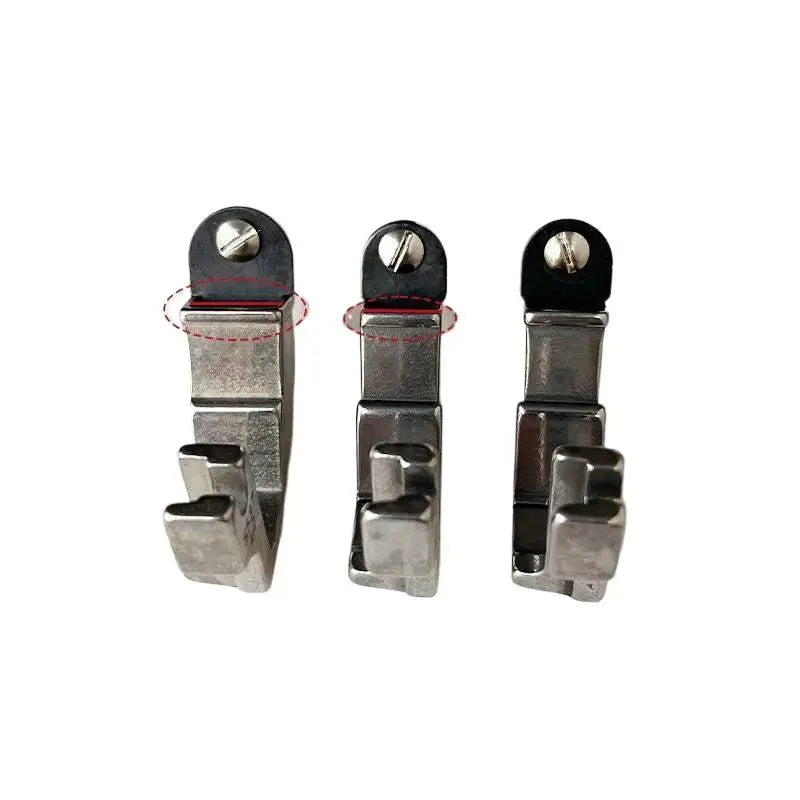 S537 Pleated Wrinkled Presser Foot Right Guide Multifunctional Lockstitch Sewing Machine Feet Industrial Pressing Foot Qme