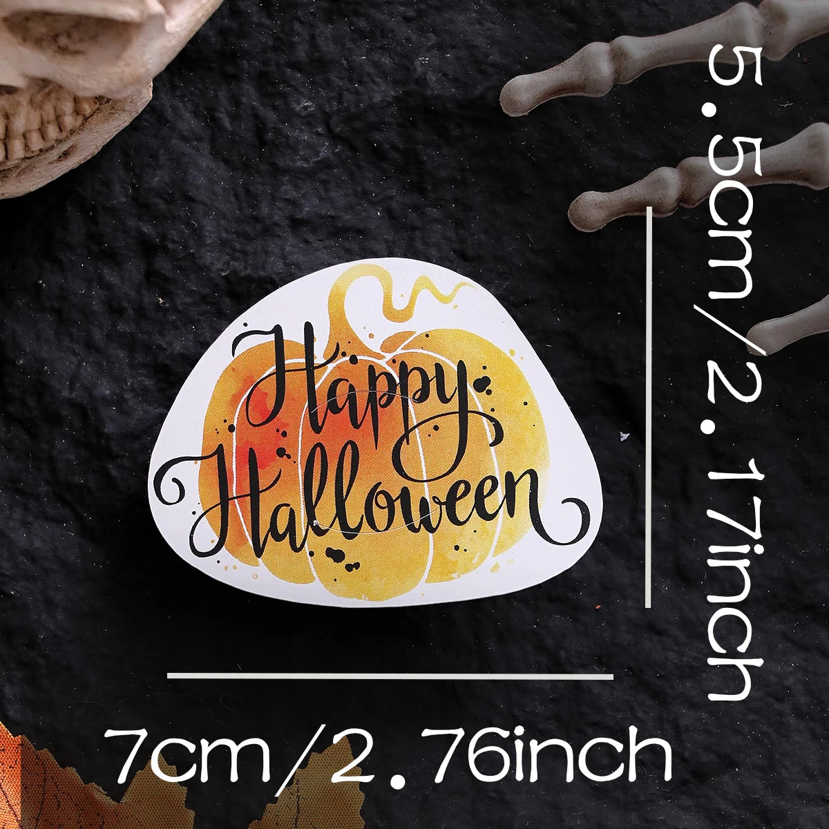Halloween Lollipop Cards—Pack of 30: Fun Halloween Candy Cards for Kids, Featuring 4 Different Halloween Designs to Celebrate Qme