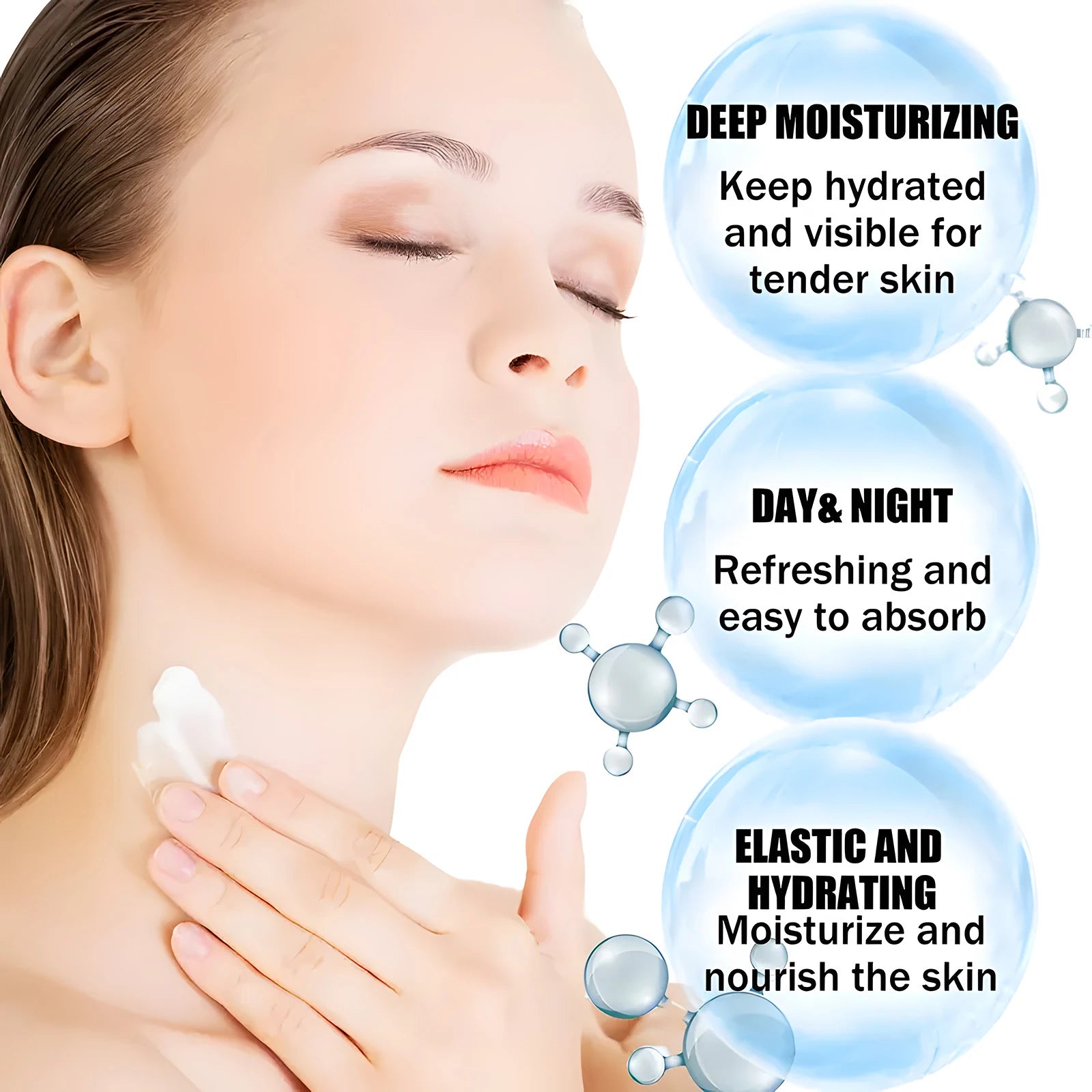 Day and Night Dual-Action Lifting Cream with Fimming & Collagen - 5% Organic Instant Firming Formula, Moisturizing Glycerin Facial Care Cream, Anti-Allergic Lifting Cream Qme