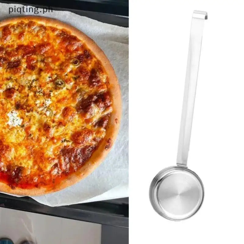 Serving Spread Cream Tool Stainless Steel Pizza Sauce Spoon Baking Qme