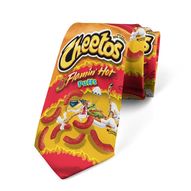 Trend Street Art Printed Tie Skateboard Youth Unisex Casual Fashion Qme style9