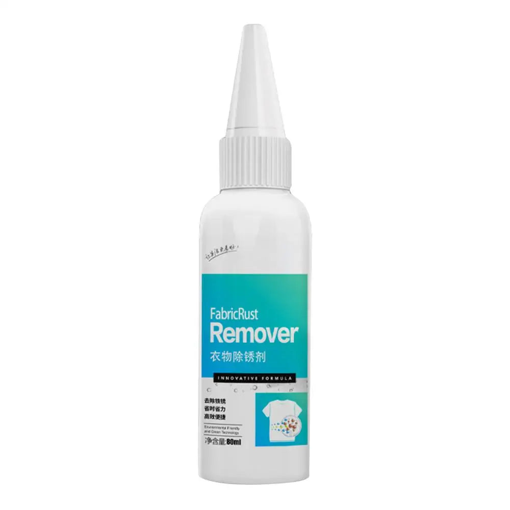 1pc Fabric Rust Remover 80ml Garment Stubborn Stain Cleaner Quick And Easy Dirt Removal Clothing Cleansing Agent For Copper Rust Qme 80ml