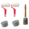 A02F-Fiber Syntec Brush & Roller Kit For Smooth Application Qme As Shown