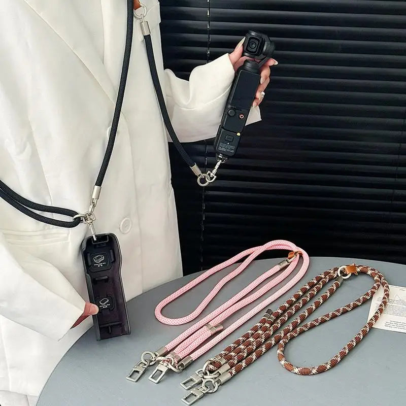 Adjustable Crossbody Lanyard Pocket 3 Neck Strap Anti-loss Shoulder Qme