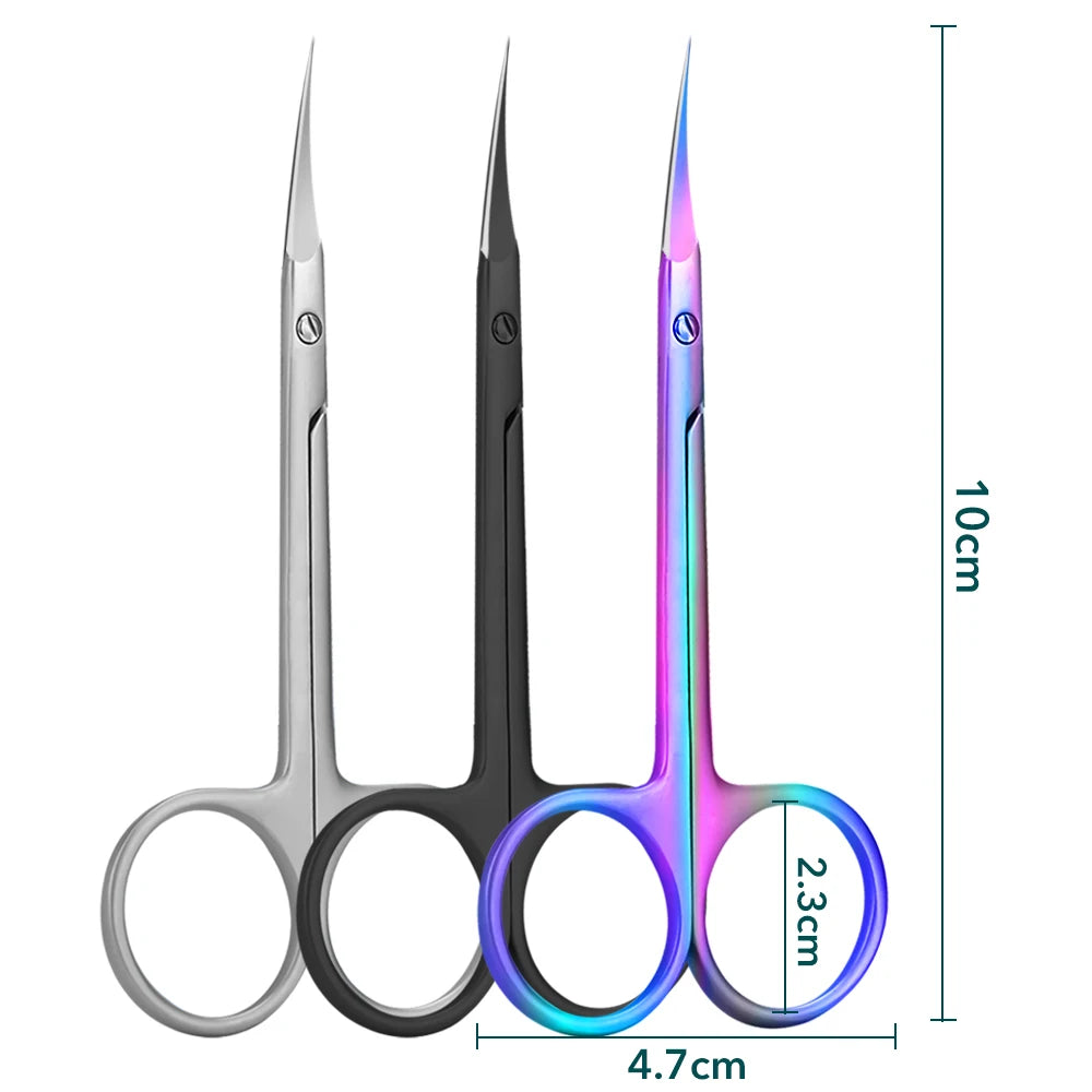 Russian Cuticle Scissors Nipper Dead Skin Stainless Steel Manicure Qme