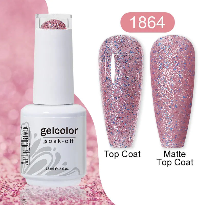 Arte Clavo Gel Nail Polishes Pink Nude Hybrid Lak Manicure