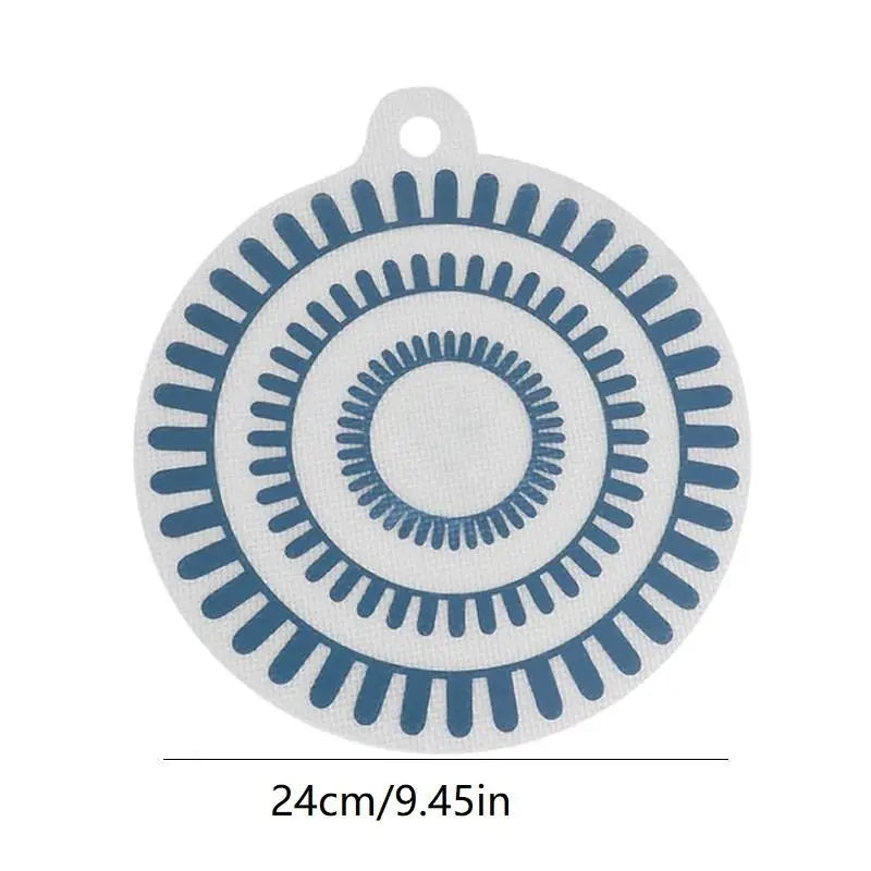 Induction Cooktop Mat Non-slip Silicone Scratch Protector Silicone Thermochromic Induction Cooktop Protective Cover Pot Mat Qme L
