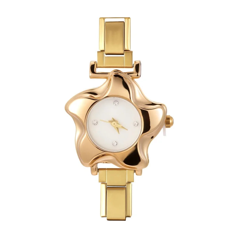 Fashion Stainless Steel Ocean Series Seashell Starfish Watch Bracelet