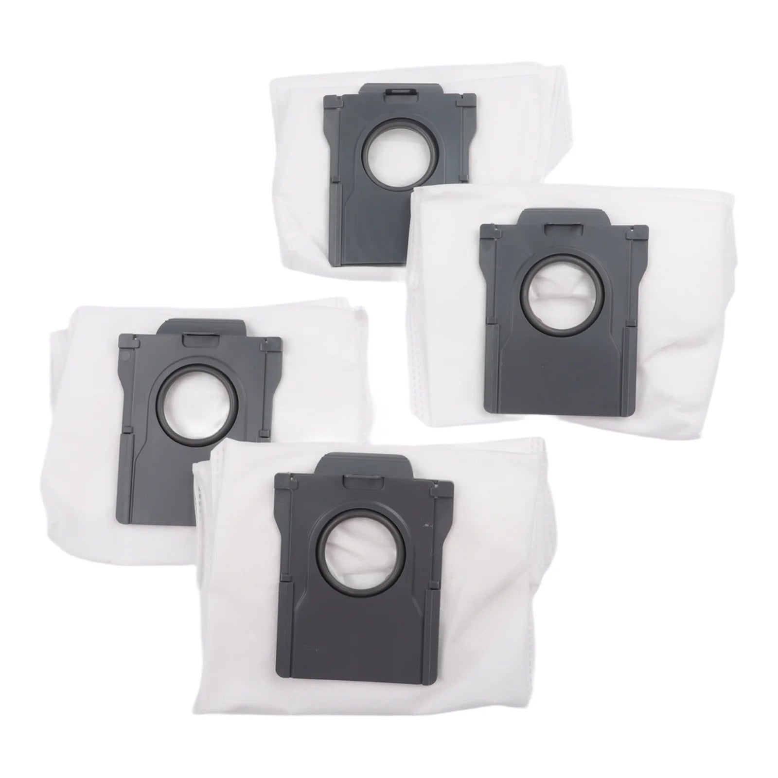 4 Pcs Replacement Bag For DREAME D20 Plus Robot Vacuum Cleaner Accessories Meltblown Fibres And Non-woven Fabric Qme Default Title