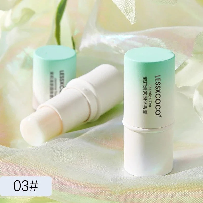Faint Scent Solid Perfumes Balm Stick for Women Men Anti-perspirant Long Lasting Fragrances Pen Portable Easy-To-Use Deodorants Qme 1Pcs A03
