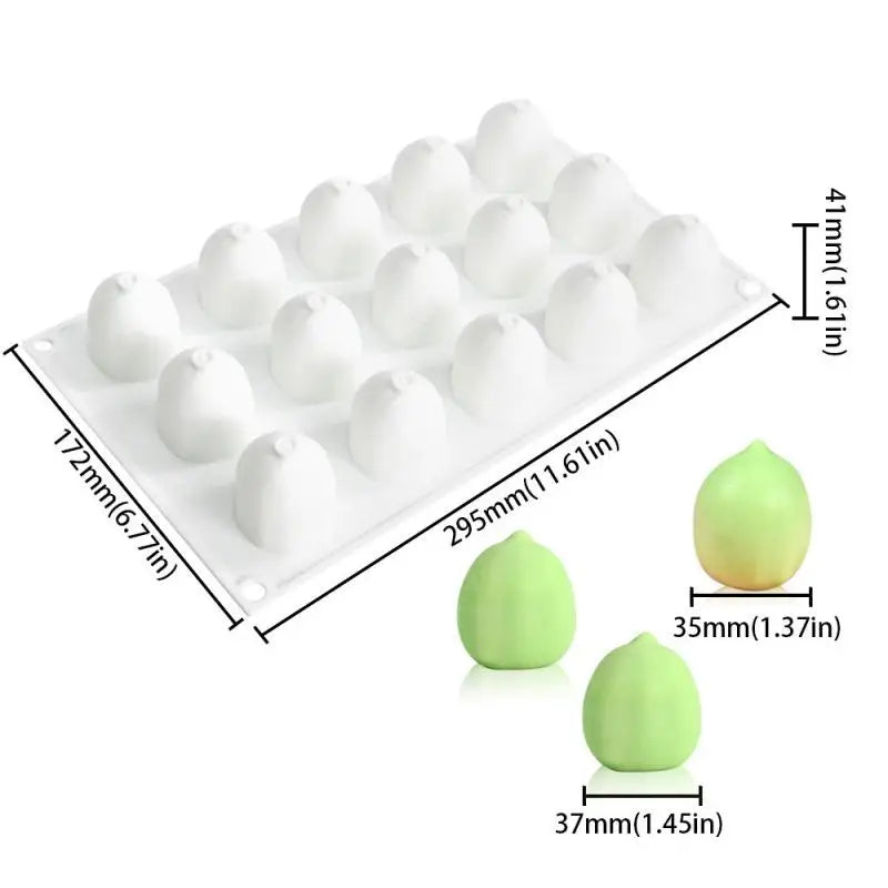 3D Mango Design Silicone Cake Molds Party Pastry Bakeware Fruit Qme 5