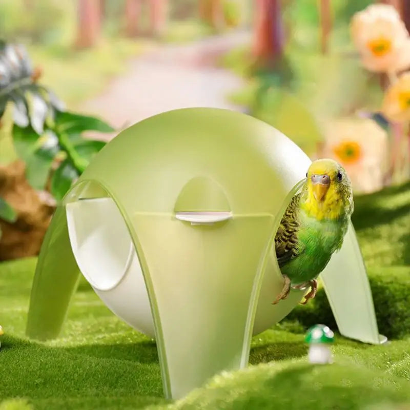 Outdoor Bird House Green Garden Decorative Nest Creative Flexible Qme