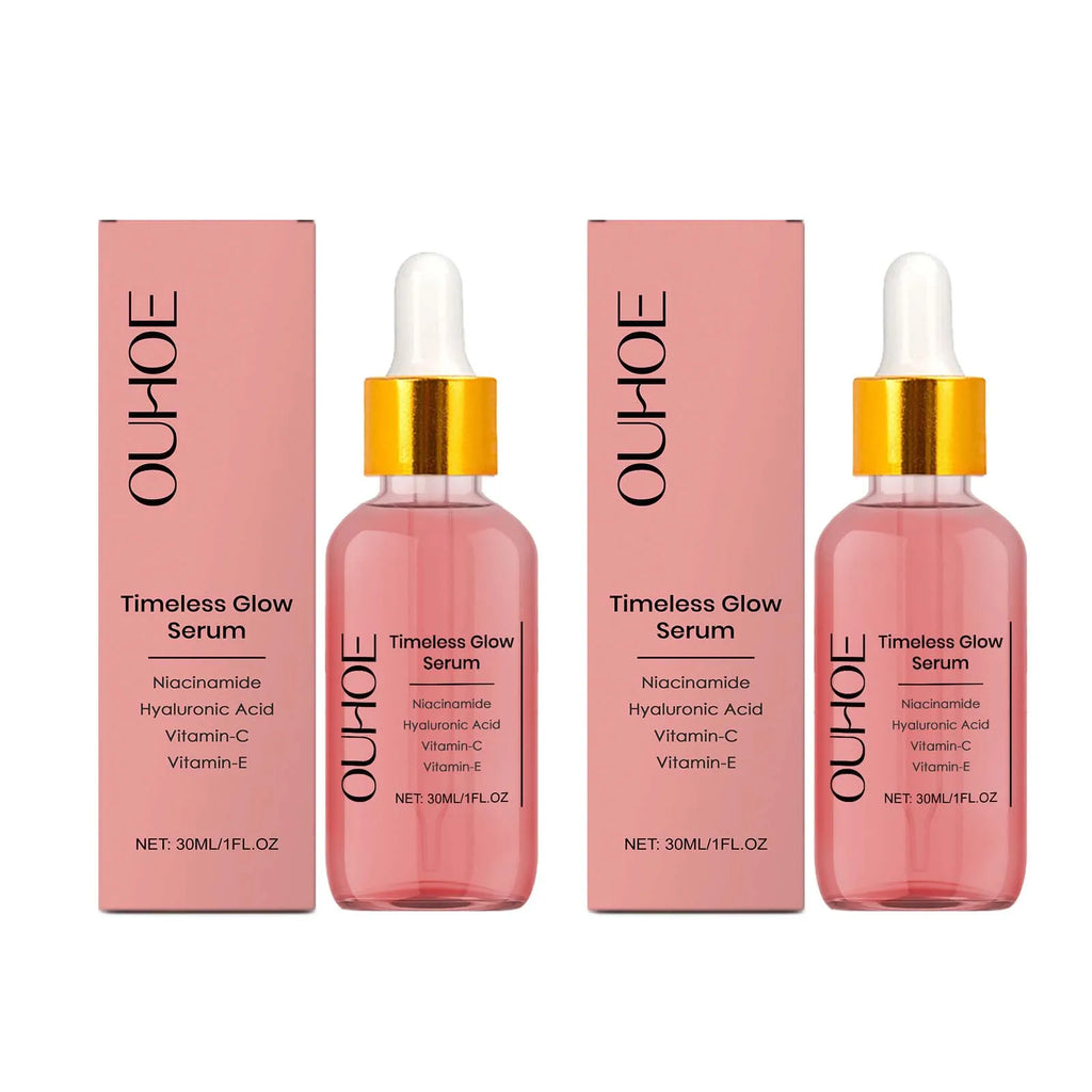 Hyaluronic Acid Firming Serum Moisturizing Fade Fine Lines Wrinkle Smoothing Even Skin Tone Brightening Facial Care Essence Qme 2 x 30ml Boxed