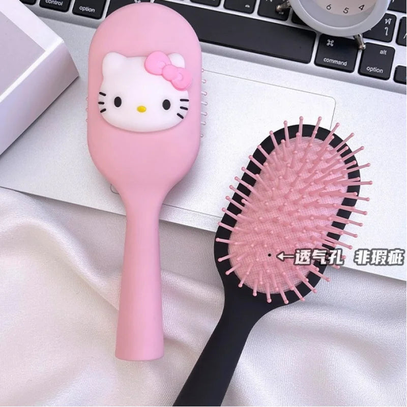 Hello Kitty Cute Cartoon Air-cushion Comb Portable Folding Hair Qme