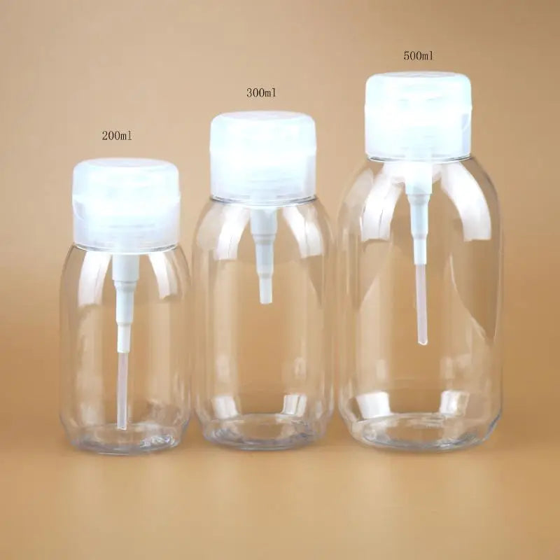 200 300 Refillable Push-type Dispenser Bottles Empty Pump Containers Qme