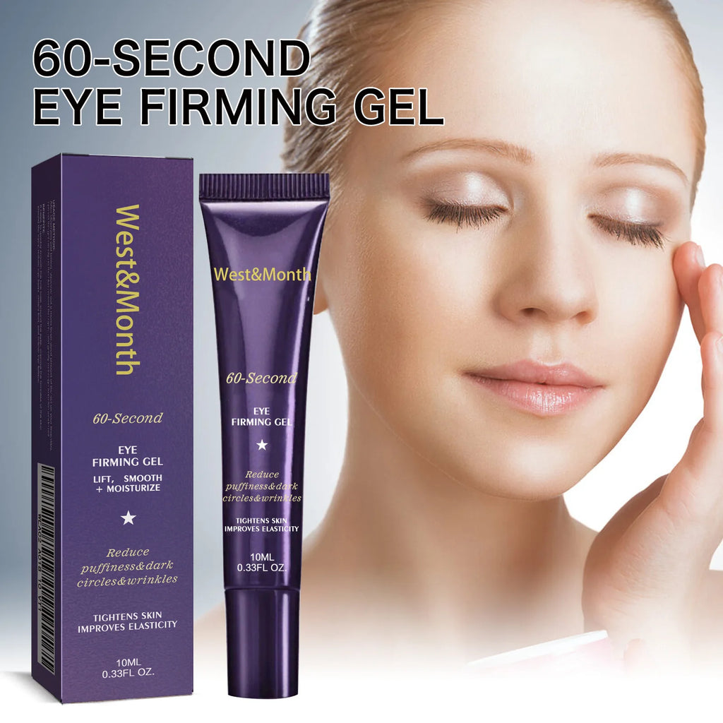 Firming Eye Gel Lighten Fine Lines Dark Circles Lifting Puffy Remover Eye Bags Anti-Puffiness Moisturizing Brightening Eye Care Qme