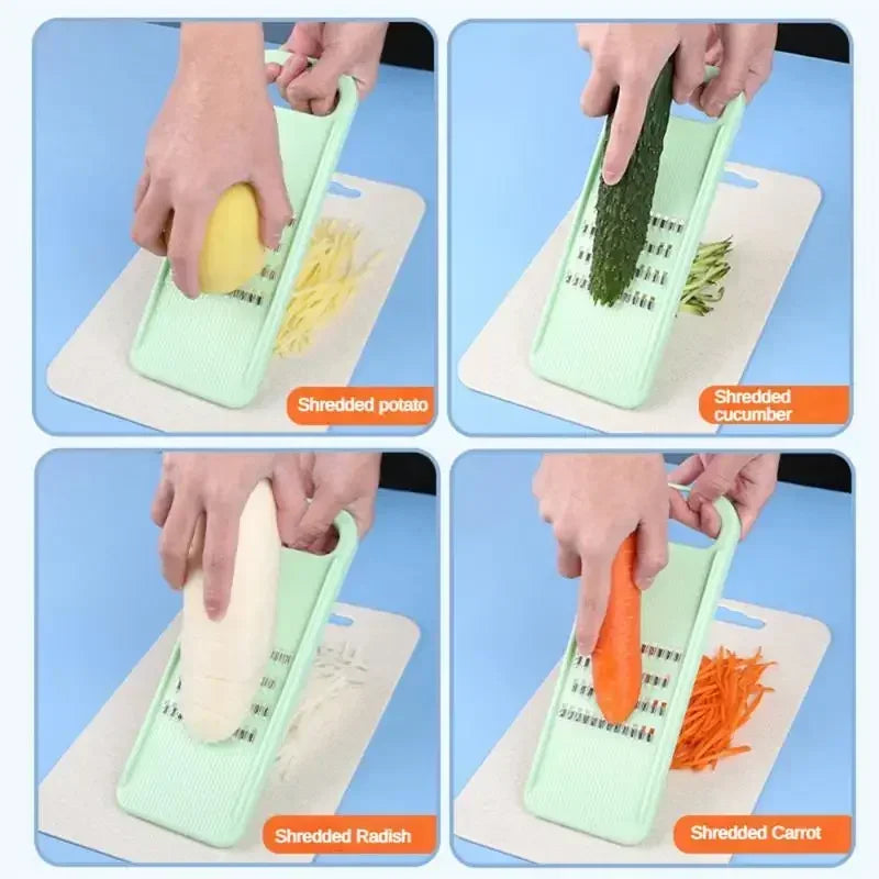 Grater Vegetables Slicer Manual Cutter Cabbage Carrot Korean Food Processor Kitchen Accessories Supplies Useful Things for Home Qme