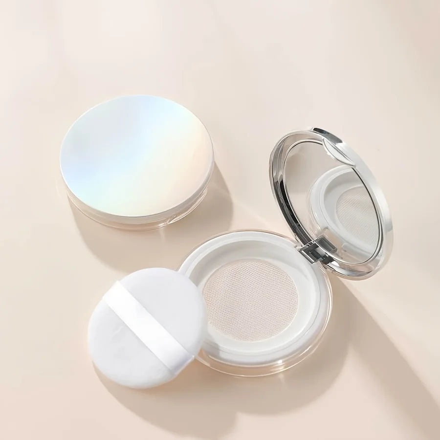 Ultra-thin Loose Powder Compact Portable Leak-proof Mini Travel Qme