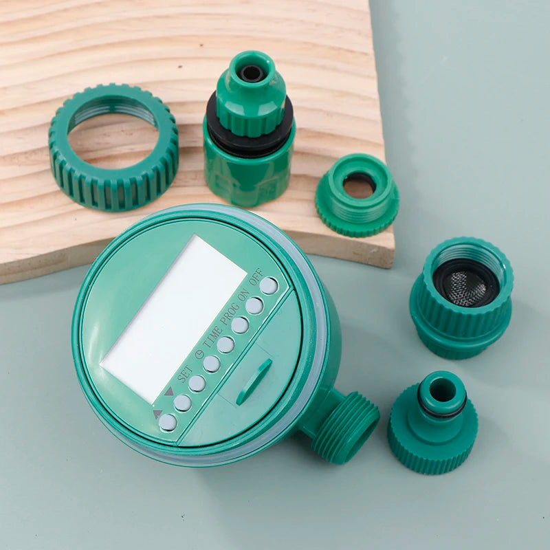 Plant Watering Control Device With Display Electronic Automatic Irrigation Timer Garden Intelligent Valve Watering Outdoor Spray Qme