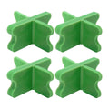 1-8PCS Deck Spacer Tool Set 4 Size Gap Green Deck Spacers Reusable Wood Composite Decking Installation Alignment Leveling Gasket Qme 4PCS