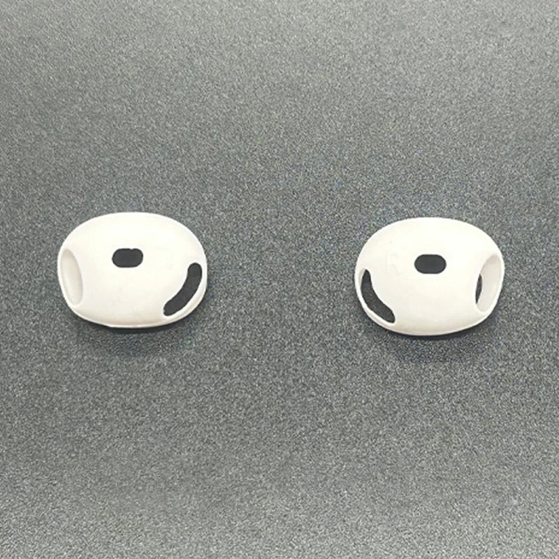 1Pair Silicone Ear Pads 4 Case Wireless Earphones Protective Caps Qme A6