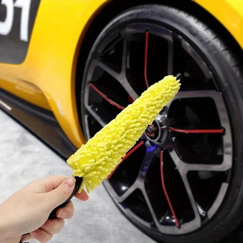 5pcs Effortlessly Clean Your Car Wheels with this Tire Rim Cleaning Tool! Qme
