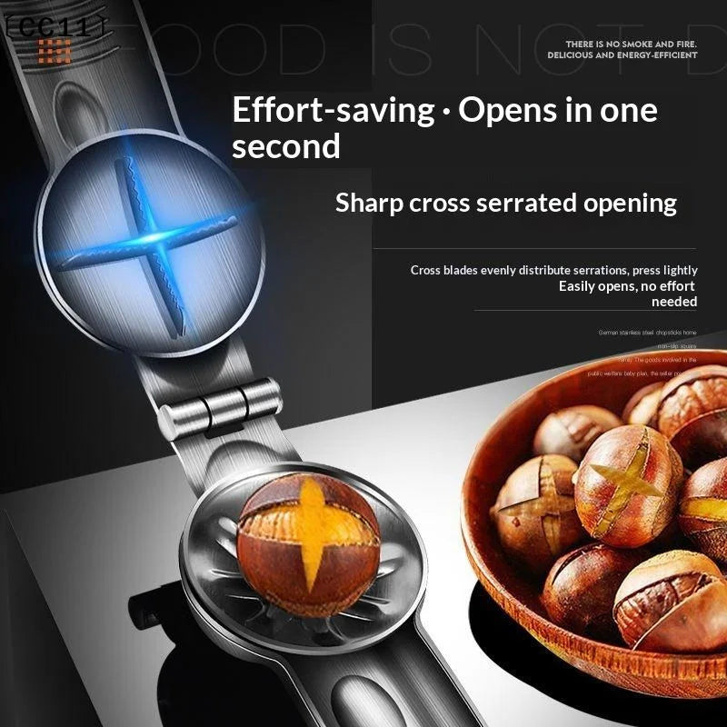 Stainless Steel Quick Clip Walnut Pliers Chestnut Opener Machine Qme